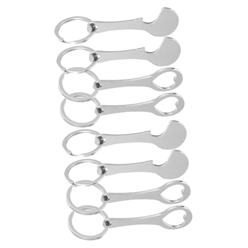 WHAMVOX 8 Stück Teiliges Edelstahl Einkaufswagen token Praktischer Einkaufschip Schlüsselanhänger Leichtes Trolley Öffner Anhänger Einsetzbar für Einkaufswagen Münzschlitz für Alltag und WHAMVOX 8 Stück Teiliges Edelstahl Einkaufswagen token Praktischer Einkaufschip Schlüsselanhänger Leichtes Trolley Öffner Anhänger Einsetzbar für Einkaufswagen Münzschlitz für Alltag und von WHAMVOX