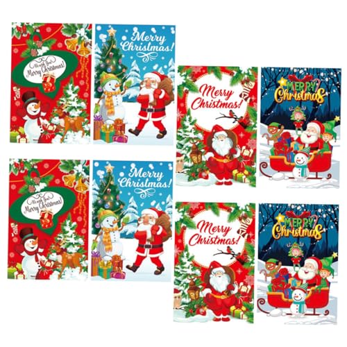 WHAMVOX 8 Stück Teiliges Weihnachts-weinetiketten aus Strapazierfähigem Papier mit Festlichem Muster Kleine Leichte Aufkleber für Flaschen für Weihnachtsfeiern Cocktailpartys und Festliche WHAMVOX 8 Stück Teiliges Weihnachts-weinetiketten aus Strapazierfähigem Papier mit Festlichem Muster Kleine Leichte Aufkleber für Flaschen für Weihnachtsfeiern Cocktailpartys und Festliche von WHAMVOX