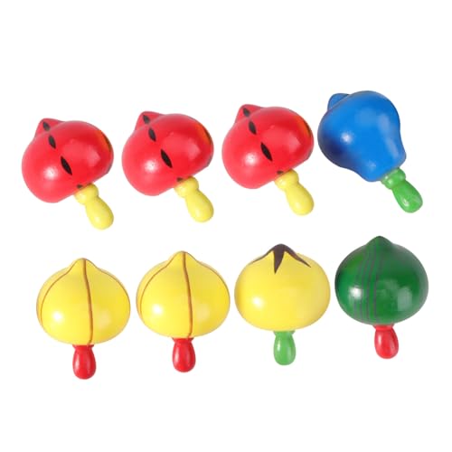 WHAMVOX 8Stücke Teiliges Holz Kreiselspielzeug Für Kreatives Hand Auge Koordination Mit Fruchtmuster Design Für Interaktives Denkfähigkeit Zufällige Farben WHAMVOX 8Stücke Teiliges Holz Kreiselspielzeug Für Kreatives Hand Auge Koordination Mit Fruchtmuster Design Für Interaktives Denkfähigkeit Zufällige Farben von WHAMVOX