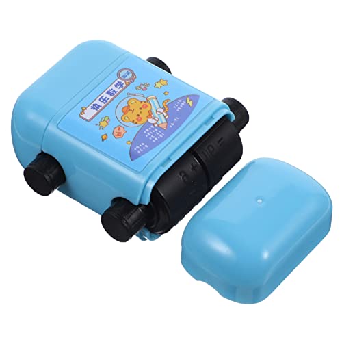 WHAMVOX Additions- und Subtraktions-Rechenstempel Wiederverwendbarer Rechenroller Stempelspielzeug Lernen Kinder Stempel kinderstempel Kleiner Rollenstempel Mathe-Stempel Plastik Blue von WHAMVOX