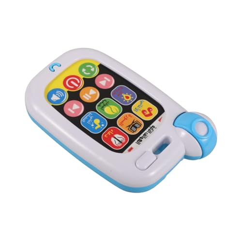 WHAMVOX Arabisch-lernmaschine Spielzeug-telefone Musikalisches Telefonauto Handy Led-kindertelefon Smartphone Für Kleinkinder Babyphone Aufleuchten Lassen Spielzeuge Abs Weiß von WHAMVOX