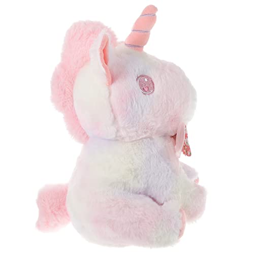 WHAMVOX Puppe Kuscheltier Einhorn Niedliches Buntes Einhorn Modell Als Sofa Bett Weiches Einhorn Üschtier Für Für Fantasievolles Und Dekoration Tiere Spielzeug von WHAMVOX