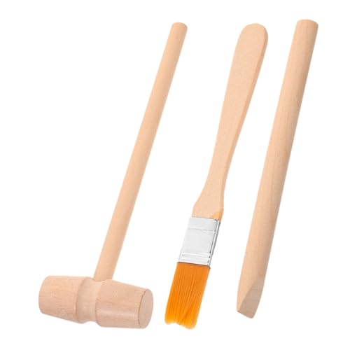 WHAMVOX Ausgrabungsset Holzwerkzeug Teilig mit Kleinem Pinsel Meißel und Hammer Tragbares Lernspielzeug für Kreativität Feinmotorik und Rollenspiele im Freien WHAMVOX Ausgrabungsset Holzwerkzeug Teilig mit Kleinem Pinsel Meißel und Hammer Tragbares Lernspielzeug für Kreativität Feinmotorik und Rollenspiele im Freien von WHAMVOX