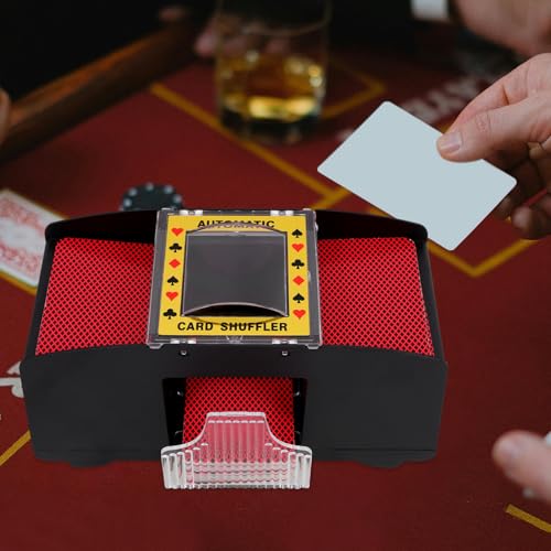 WHAMVOX Automatischer Kartenmischer Elektrisch für Decks Pokerkarten Geräuscharm Kompakt und Vielseitig für Spieleabende Familie Reisen und Camping Geeignet WHAMVOX Automatischer Kartenmischer Elektrisch für Decks Pokerkarten Geräuscharm Kompakt und Vielseitig für Spieleabende Familie Reisen und Camping Geeignet von WHAMVOX