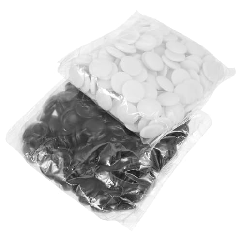 WHAMVOX Beutel Gobang Go Schachsteine Keramik Flache Perlen Glänzend Poliert Schachzubehör Kreativ Denkfördernd WHAMVOX Beutel Gobang Go Schachsteine Keramik Flache Perlen Glänzend Poliert Schachzubehör Kreativ Denkfördernd von WHAMVOX