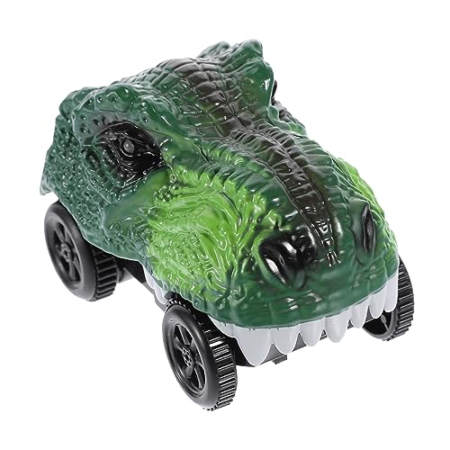 WHAMVOX Dinosaurier-Auto Rc Auto Für Kinder Elektrische Rennstrecken Für Kinder Kinderspielzeug Elektroauto Für Kinder Mini Auto Leuchtendes Rennwagen Ferngesteuertes Auto Green Abs von WHAMVOX