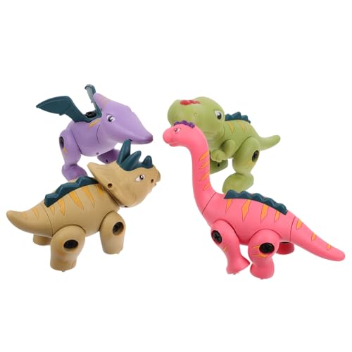 WHAMVOX Dinosaurier DIY zum Zusammenbauen Handliches mit Abnehmbaren Teilen Fördert Feinmotorik und Teamspiel Robustes Cartoon Design Pädagogisch Effektiv Dinosaurierspielzeug für WHAMVOX Dinosaurier DIY zum Zusammenbauen Handliches mit Abnehmbaren Teilen Fördert Feinmotorik und Teamspiel Robustes Cartoon Design Pädagogisch Effektiv Dinosaurierspielzeug für von WHAMVOX