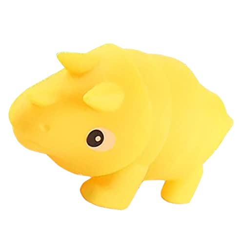 WHAMVOX Dinosaurier-Spielzeug Schneckenspielzeug Kinderspielzeug Spielzeuge Tragbares Quetschspielzeug Kinder Quetschen Spielzeug Tragbares Fidget-Spielzeug Gastgeschenke Yellow Plastik von WHAMVOX