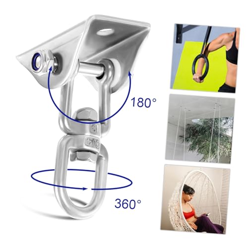 WHAMVOX Edelstahl Schaukelhaken Rostfrei Drehbar Hohe Tragkraft Schraubhaken für Hängematten Hängesessel Spielplatz Indoor Outdoor Aufhängung WHAMVOX Edelstahl Schaukelhaken Rostfrei Drehbar Hohe Tragkraft Schraubhaken für Hängematten Hängesessel Spielplatz Indoor Outdoor Aufhängung von WHAMVOX