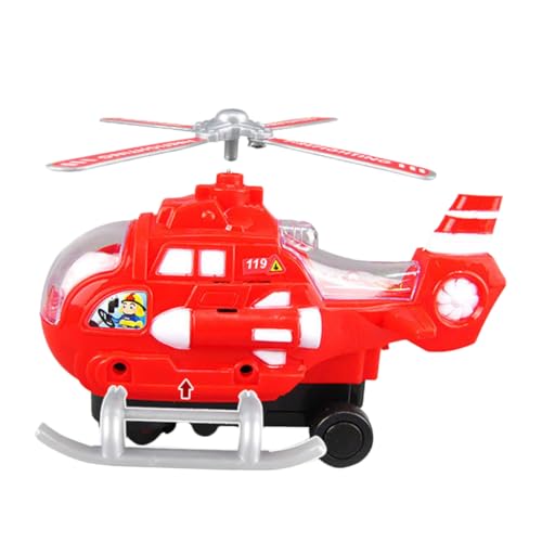 WHAMVOX Elektrischer Hubschrauber mit Licht und Musik Interaktives Cartoon Flugzeug für Jungen und Mädchen Robustes Kunststoffmodell für Sicheres und Unterhaltung WHAMVOX Elektrischer Hubschrauber mit Licht und Musik Interaktives Cartoon Flugzeug für Jungen und Mädchen Robustes Kunststoffmodell für Sicheres und Unterhaltung von WHAMVOX