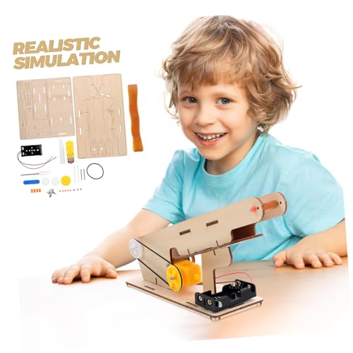 WHAMVOX Elektrisches Förderband Set für Stem Wissenschaftliches Experimentierkasten Holz DIY Set für Physikunterricht Kreative Technikprojekte für Schüler WHAMVOX Elektrisches Förderband Set für Stem Wissenschaftliches Experimentierkasten Holz DIY Set für Physikunterricht Kreative Technikprojekte für Schüler von WHAMVOX