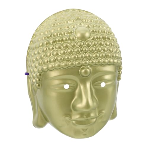 WHAMVOX Exquisite Buddha Gesichtsmaske Halloween Party Maske Kostüm Ball Cosplay Buddha Gesichtsmaske Einzigartige Buddha Maske Partygeschenk Foto Requisite von WHAMVOX