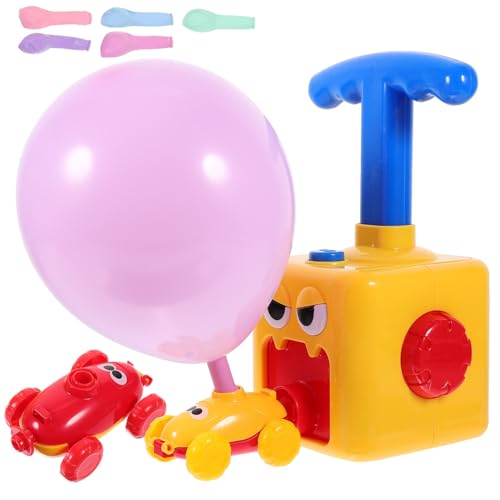 WHAMVOX Kreatives Lernspielzeug Für Luftdruck Ballon Auto ägheitsfahrzeug Für Jungen Und ädchen Pädagogisches Auto Ideal Für Ab 3 Jahren von WHAMVOX