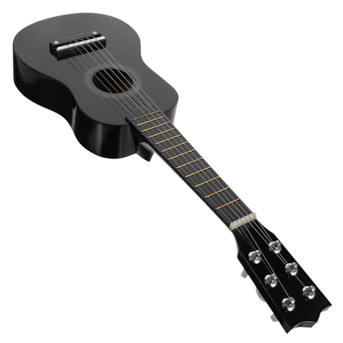 WHAMVOX Gitarrenspielzeug Für Kinder Anfänger Üben Gitarre Akustische Gitarre Gitarrenmusikinstrument So Tun, Als Ob Sie Pädagogische Gitarre Für Hölzern Kleinkind Mini Geschenk von WHAMVOX