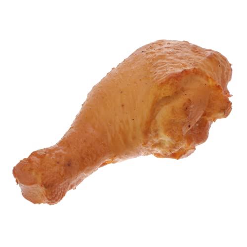 WHAMVOX Hähnchenkeulen für simuliertes Essen realistisches Brathähnchen künstliches Lebensmittelmodell Hahn Huhn gebraten Hähnchenschenkel realistische Hühnerbeine realistisches Essen PVC von WHAMVOX