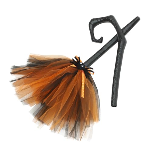 WHAMVOX Halloween Hexenbesen Cosplay Besenstab Leicht Stabil Stoff Wiederverwendbar für Hexenparty Kostüm Deko und Halloween Festival WHAMVOX Halloween Hexenbesen Cosplay Besenstab Leicht Stabil Stoff Wiederverwendbar für Hexenparty Kostüm Deko und Halloween Festival von WHAMVOX