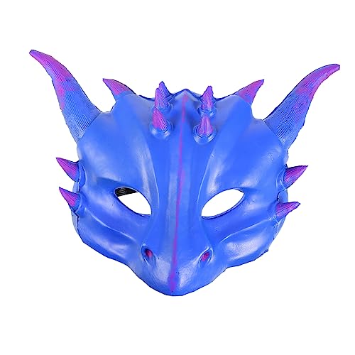 WHAMVOX Halloween Maske Halloween Kostüme Drachenkopfmaske Anziehkostüm Drachenmaske Dämonenmaske Cosplay Kinderkostüm Maske Kind Cartoon Maske Karneval Party Maske Pu von WHAMVOX