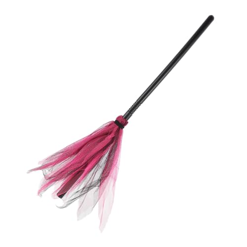 WHAMVOX Hexenbesen Halloween Deko Fliegender Besenstiel Mesh Besen Stiel Kunststoff Hexenkostüm Requisit für Kostüm Themenpartys Karneval Cosplay WHAMVOX Hexenbesen Halloween Deko Fliegender Besenstiel Mesh Besen Stiel Kunststoff Hexenkostüm Requisit für Kostüm Themenpartys Karneval Cosplay von WHAMVOX