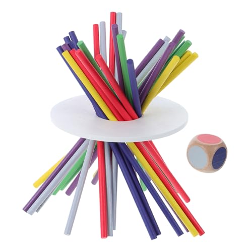 WHAMVOX Holz Balance Stäbchen Spiel Bunt Handliches Familienspiel für Hand Auge koordination Geduld und Kreativem Denken für Party und Reise WHAMVOX Holz Balance Stäbchen Spiel Bunt Handliches Familienspiel für Hand Auge koordination Geduld und Kreativem Denken für Party und Reise von WHAMVOX