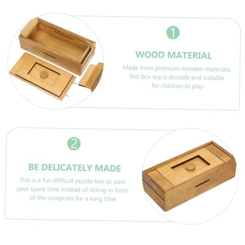 WHAMVOX Holz Puzzlekasten mit Verstecktem Fach Pädagogisches Denkspielzeug für Sichere Holzqualität Geschenk für Geld Gutscheine und Schmuck Langlebig mit Abgerundeten Kanten WHAMVOX Holz Puzzlekasten mit Verstecktem Fach Pädagogisches Denkspielzeug für Sichere Holzqualität Geschenk für Geld Gutscheine und Schmuck Langlebig mit Abgerundeten Kanten von WHAMVOX