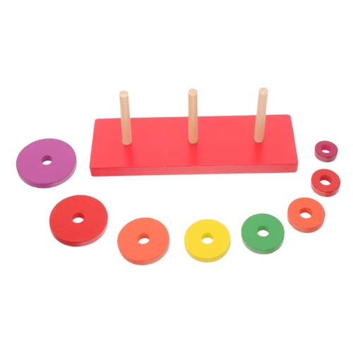 WHAMVOX Holz Stapelturm Montessori Bunter Ring Tower Pädagogisches Kinderspiel Ab Jahre Fördert Kreativität Hand Auge Koordination Sicherer Holzspielzeug Stapelspiel WHAMVOX Holz Stapelturm Montessori Bunter Ring Tower Pädagogisches Kinderspiel Ab Jahre Fördert Kreativität Hand Auge Koordination Sicherer Holzspielzeug Stapelspiel von WHAMVOX