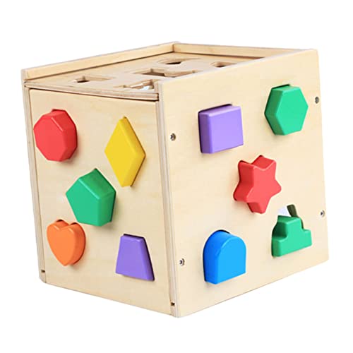 WHAMVOX Holzbausteine Set Für Pädagogisches Formsortierspielzeug Bunten Farben Ideal Für Kreative Spielstunden Fördert Die Motorik Und Das Räumliche Denken Geschenkidee Für Jungen von WHAMVOX