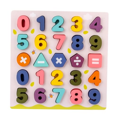 WHAMVOX Holzbausteine Zahlen Formen Erkennen Motorikfördernd Bunte Handgreif Steckblöcke für Kleinkinder Ab Monaten Langlebig und Pädagogisch WHAMVOX Holzbausteine Zahlen Formen Erkennen Motorikfördernd Bunte Handgreif Steckblöcke für Kleinkinder Ab Monaten Langlebig und Pädagogisch von WHAMVOX