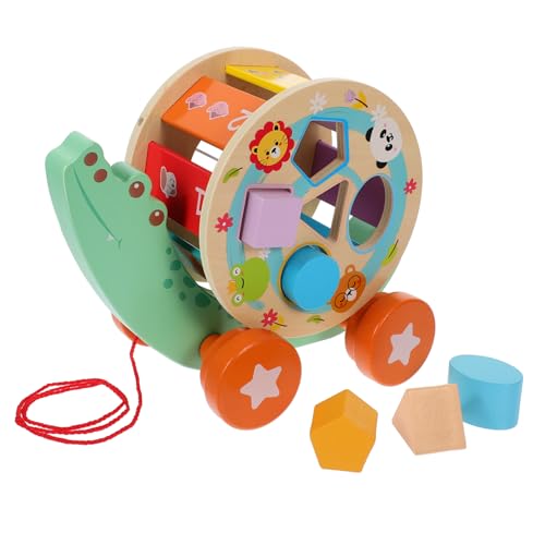 WHAMVOX Holzspielzeug Set Für Kleinkinder Formensortierspielzeug Mit Lustigen Farben Und Formen Ideal Für Die Frühkindliche Entwicklung Und Das Spielerische Lernen Ab 1 Jahr von WHAMVOX