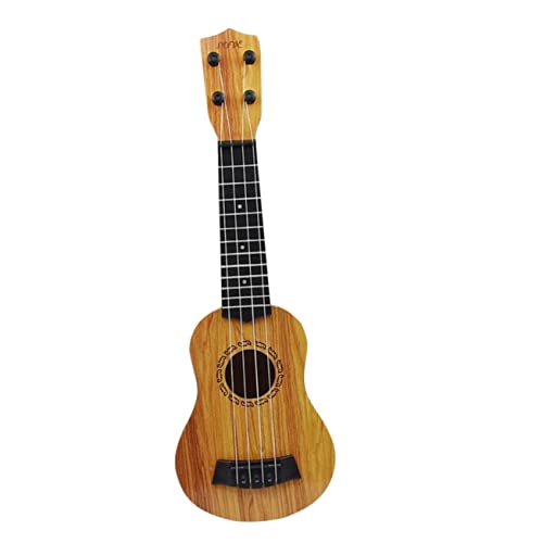 WHAMVOX Kinder Ukulele Spielzeug Für Kleinkinder Lernspielzeug Musikinstrument Aus Simulation Ukulele Für Musikspielzeug Pädagogisches Instrument Für Frühes Lernen Buntes Design von WHAMVOX