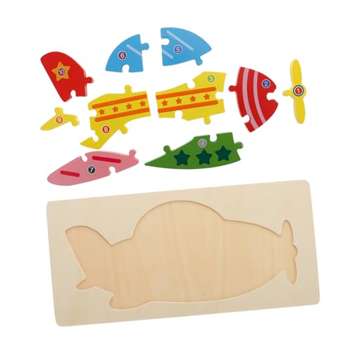 WHAMVOX Kognitives Dreidimensionales Puzzle Wildtier-Puzzle-Kind Pädagogisches Puzzlespielzeug Puzzle-Spielzeug Für Kinder Lernspielzeug Für Kinder Kleinkind-Puzzle Kinderspielzeug Hölzern von WHAMVOX