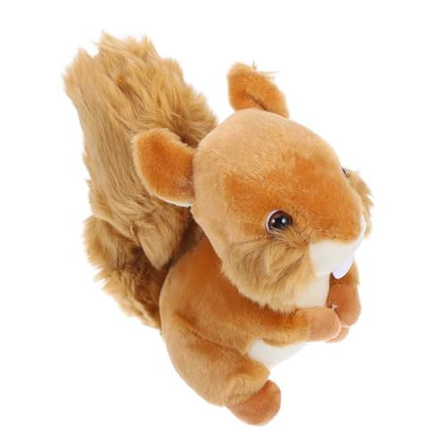 WHAMVOX Kuscheliger Eichhörnchen üschspielzeug Squirrel Doll Für Sofa Dekorationen Kreatives Für Zuhause Und Geschäfte Flauschige Dekofigur von WHAMVOX