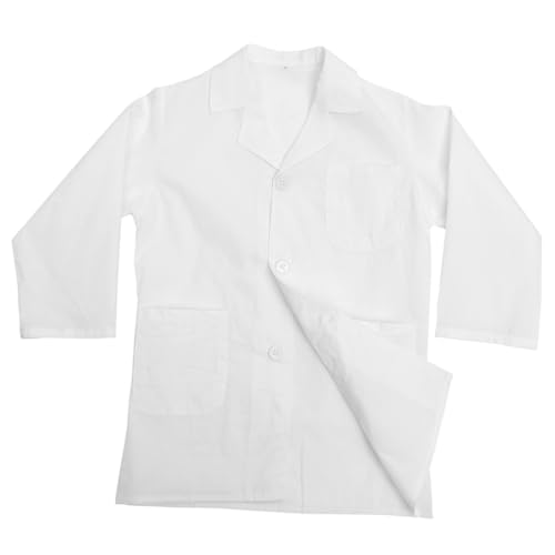 WHAMVOX Laborkittel Unisex Weiß Langarm Waschbar Wissenschaftler Kostüm für Jungen Mädchen Schulaufführung Geburtstag Party Verkleidung WHAMVOX Laborkittel Unisex Weiß Langarm Waschbar Wissenschaftler Kostüm für Jungen Mädchen Schulaufführung Geburtstag Party Verkleidung von WHAMVOX