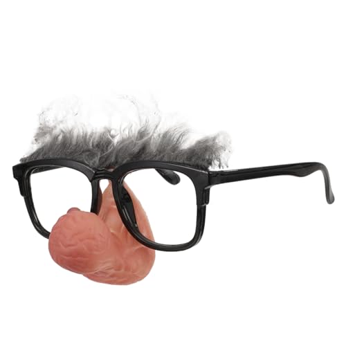 WHAMVOX Lustige Clown Brille Mit Großer Nase Party Requisiten Für Weihnachten Halloween Und Karneval Professionelles Kostümzubehör Für Spaß Und Unterhaltung von WHAMVOX