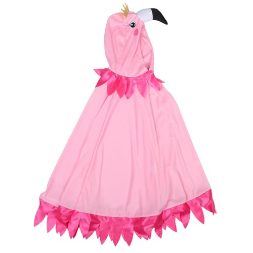 WHAMVOX Lustiger Flamingo Umhang Mit Kapuze Süßes Tier Cosplay Kostüm Für Und Erwachsene Halloween Weihnachtsfeiern Und Verkleidungsveranstaltungen von WHAMVOX