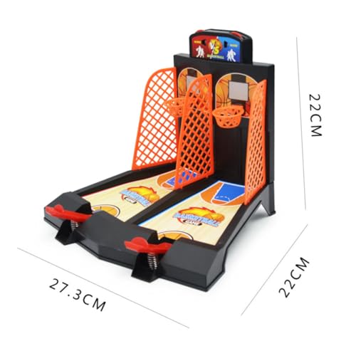 WHAMVOX Mini Finger Basketballspiel Doppel Spieler Tisch Basketballspielzeug für Erwachsene Interaktives Mini Basketball aus Robustem Kunststoff Fördert Hand Augen koordination und WHAMVOX Mini Finger Basketballspiel Doppel Spieler Tisch Basketballspielzeug für Erwachsene Interaktives Mini Basketball aus Robustem Kunststoff Fördert Hand Augen koordination und von WHAMVOX