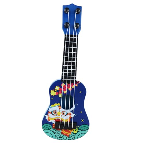 WHAMVOX Mini Gitarrenmodell Dekor Realistisches Ukulele für Detailliertes Musikinstrument Miniatur Gitarre als Fotorequisite und Tischdekoration Blaues Design WHAMVOX Mini Gitarrenmodell Dekor Realistisches Ukulele für Detailliertes Musikinstrument Miniatur Gitarre als Fotorequisite und Tischdekoration Blaues Design von WHAMVOX