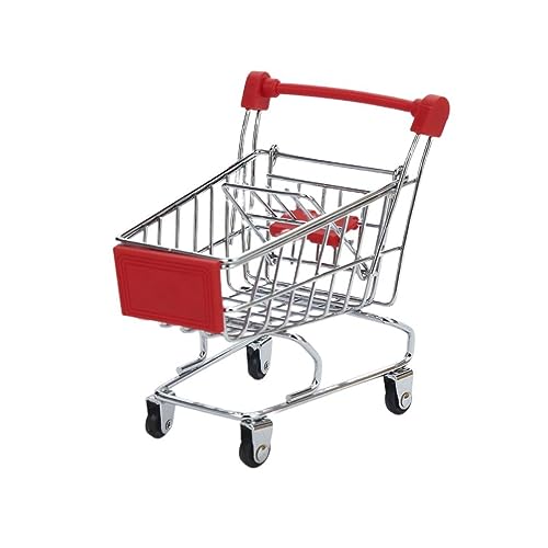 WHAMVOX Mini Einkaufswagen Für Langer Trolley Aufbewahrungsbehälter Größe L Ideal Für Kreatives Spiel Und Aufbewahrung von WHAMVOX