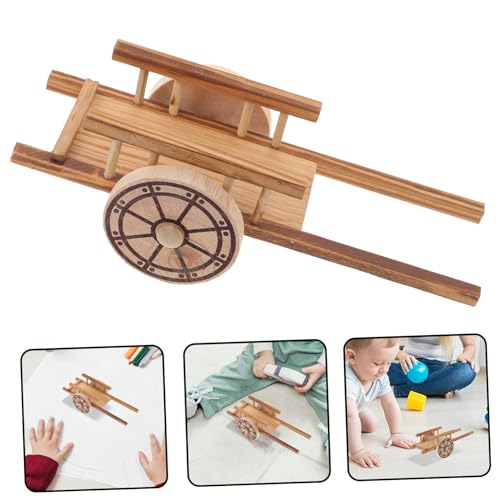 WHAMVOX Miniatur Holz Schubkarre Modell Realistisches Miniatur Farmwagen Naturbelassenes Holz Detailreiches Landschaftsdekor Geeignet für Tischdekoration und Fotorequisiten WHAMVOX Miniatur Holz Schubkarre Modell Realistisches Miniatur Farmwagen Naturbelassenes Holz Detailreiches Landschaftsdekor Geeignet für Tischdekoration und Fotorequisiten von WHAMVOX