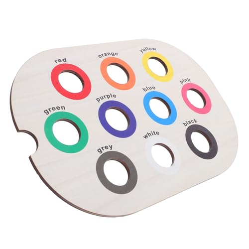 WHAMVOX Montessori Holz Farbensortierbrett Lernspielzeug Feinmotorik Sensorik Spiel für Kleinkinder und Vorschulkinder aus Sicherem Holz WHAMVOX Montessori Holz Farbensortierbrett Lernspielzeug Feinmotorik Sensorik Spiel für Kleinkinder und Vorschulkinder aus Sicherem Holz von WHAMVOX