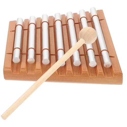 WHAMVOX Percussion Chime aus Holz und Metall Langlebiges Musikinstrument mit Mallet Klare Klangstäbe für Musikunterricht Meditation Yoga und Kreative Aktivitäten WHAMVOX Percussion Chime aus Holz und Metall Langlebiges Musikinstrument mit Mallet Klare Klangstäbe für Musikunterricht Meditation Yoga und Kreative Aktivitäten von WHAMVOX
