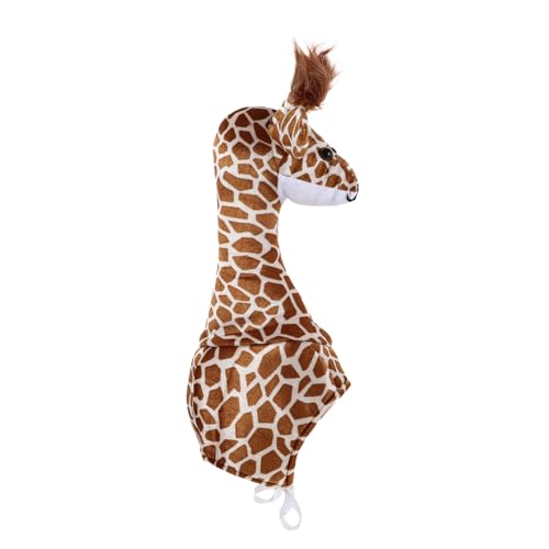 WHAMVOX Performance Kostüm Giraffe Mit Interaktivem Hut Für Eltern Und Kinder Ideales Tierkostüm Für Faschingsfeiern Und Kreative Spielstunden Fördert Die Interaktion Und Den Spaß von WHAMVOX