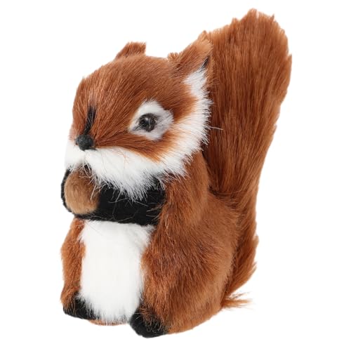WHAMVOX Realistisches Plüsch eichhörnchen Dekoration Tiermodell Weiches Stofftier Fotorequisiten Lebensechte Waldtiere Sammlerfiguren Geschenk WHAMVOX Realistisches Plüsch eichhörnchen Dekoration Tiermodell Weiches Stofftier Fotorequisiten Lebensechte Waldtiere Sammlerfiguren Geschenk von WHAMVOX