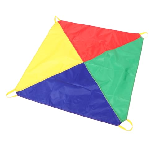 WHAMVOX Regenbogen Fallschirm Spiel Leichter Faltbarer für Kindergarten Outdoor Gruppenaktivitäten Kooperatives Spiel und Motorische WHAMVOX Regenbogen Fallschirm Spiel Leichter Faltbarer für Kindergarten Outdoor Gruppenaktivitäten Kooperatives Spiel und Motorische von WHAMVOX