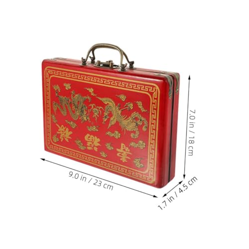 WHAMVOX Retro Mahjong Aufbewahrungsbox aus Naturholz und PU Tragbare Multifunktionale Reise Outdoor Box mit Glatten Kanten Stabiler Mahjong Koffer für Sichere und Praktische Aufbewahrung WHAMVOX Retro Mahjong Aufbewahrungsbox aus Naturholz und PU Tragbare Multifunktionale Reise Outdoor Box mit Glatten Kanten Stabiler Mahjong Koffer für Sichere und Praktische Aufbewahrung von WHAMVOX