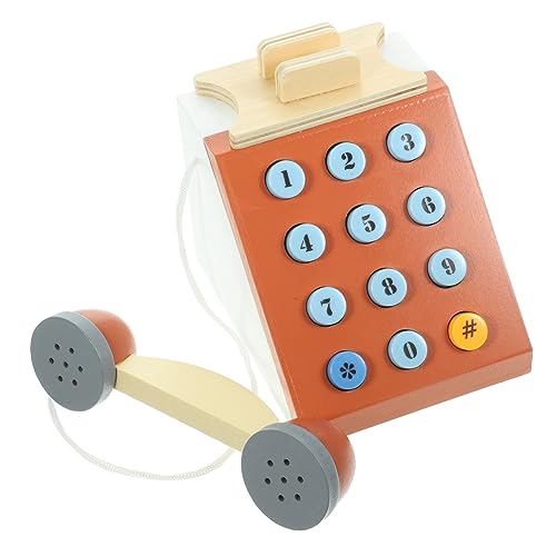 WHAMVOX Simulation Vintage Telefon Spielzeug Aus Für Kleinkinder Frühes Lernspielzeug Fördert Kreativität Und Kommunikation Ideal Für Kinder Ab 3 Jahren von WHAMVOX