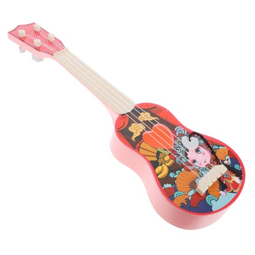 WHAMVOX Simulations-Ukulele Mini-gitarrenspielzeug Minigitarre Für Kinder Gitarrenmodell Spielzeug Bassgitarre Spielzeug Kinderinstrumente Spielzeug Mini-Ukulele Hawaii-kindergitarre Nylon von WHAMVOX