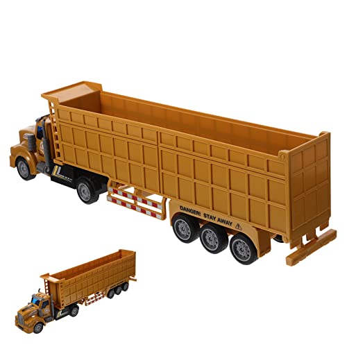 WHAMVOX Spielzeug Für Kinder Spielzeuge Lifelike Container Truck Modellspielzeug Für Langer Truck Mit Rückzugfunktion Perfektes Für Jungs BAU Und Transportfahrzeug von WHAMVOX