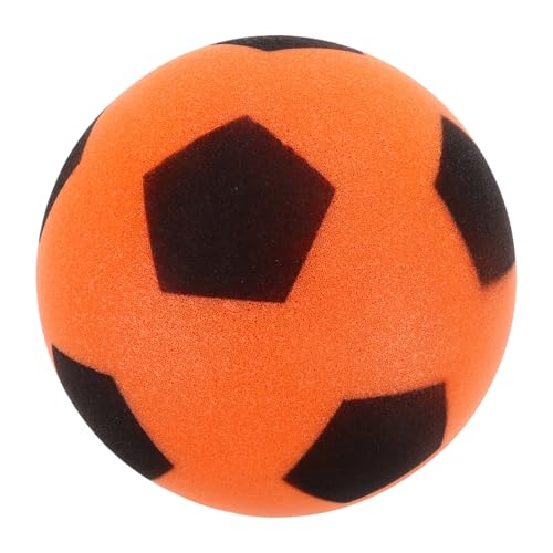 WHAMVOX Stiller Fußball für drinnen Mute Fußball Indoor Fußballspielzeug Geräuschloses kinderfußball Mini-Fußbälle Weicher Fußball für den Innenbereich PU-Schaum Yellow von WHAMVOX