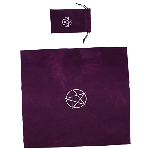 WHAMVOX Tarot Tischdecke Pentagramm Design Leichte Kompakte Divination Tischdecke für Astrologie und Wahrsagerei mit Weichem Dicht Gewebtem Material für Spirituelle Rituale und WHAMVOX Tarot Tischdecke Pentagramm Design Leichte Kompakte Divination Tischdecke für Astrologie und Wahrsagerei mit Weichem Dicht Gewebtem Material für Spirituelle Rituale und von WHAMVOX