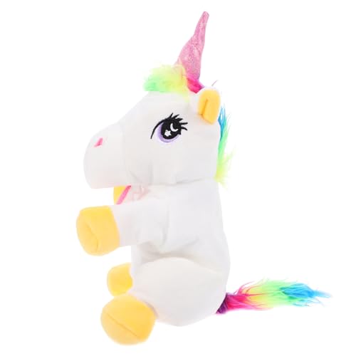 WHAMVOX Tierpuppen Spielzeug Einhorn Spielzeug Für Lebensechte Handspielzeuge Kinderhandspielzeug Zum Geschichtenerzählen Einhorn Handpuppe Einhorn Spielzeug Zum Geschichtenerzählen von WHAMVOX